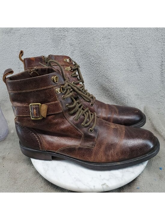 Aston Gray Shoes Mens Size 11 Rockcastle 2 Brown Leather Boots *Read* main image 5